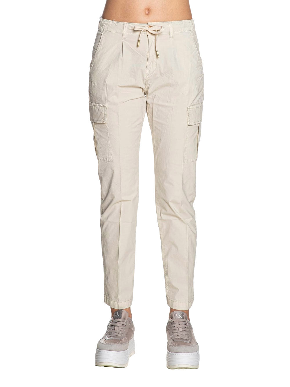 Pantalone Cargo Yes Zee da Donna - Beige