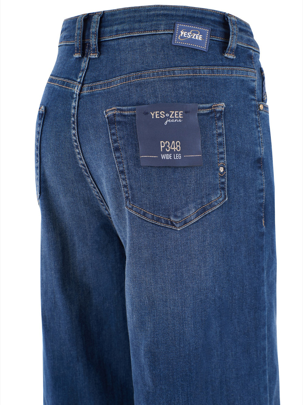 Jeans a Palazzo Yes Zee da Donna - Denim