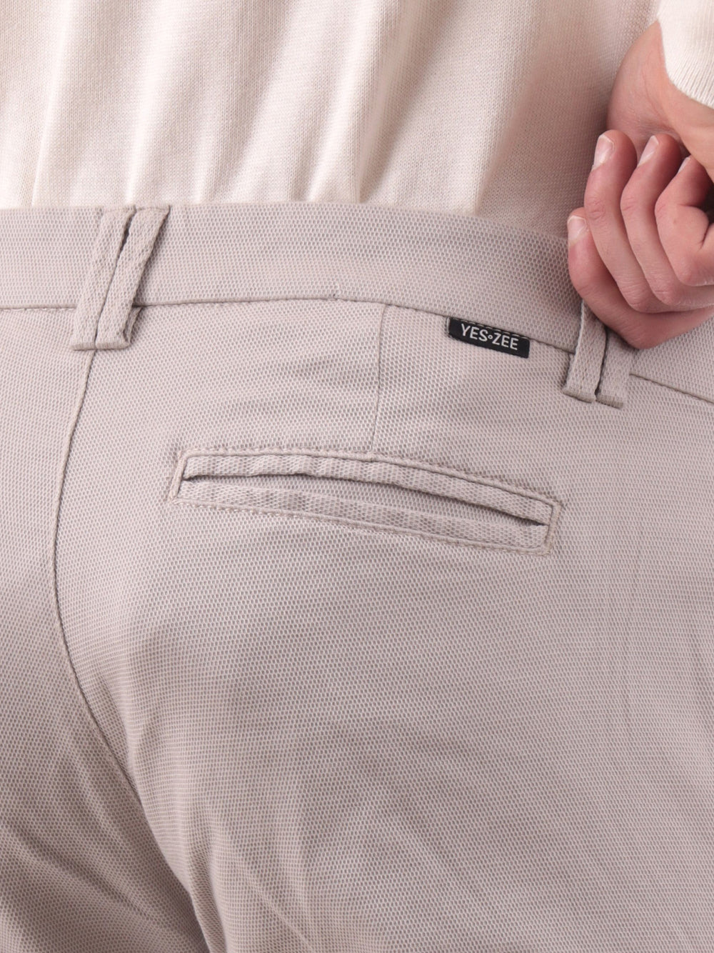 Pantalone Chino Yes Zee da Uomo - Avorio