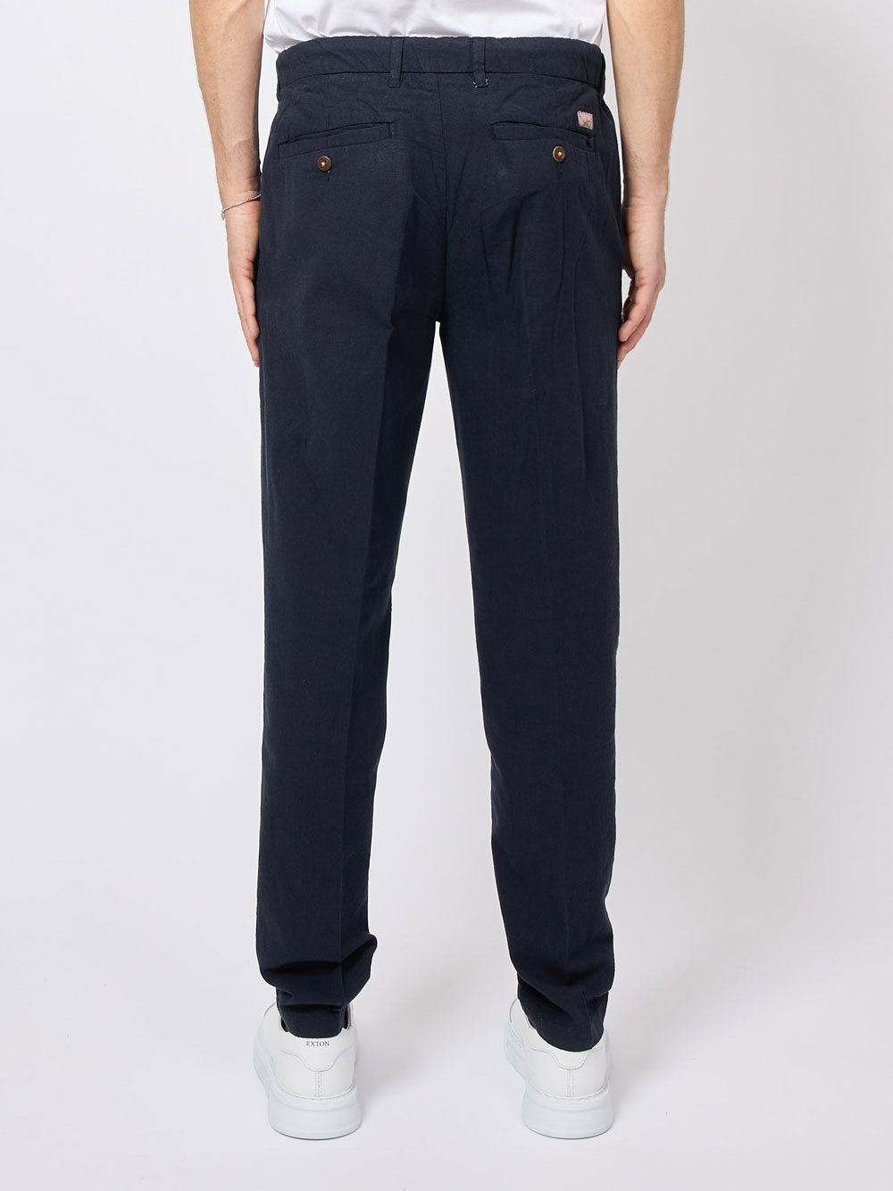 Pantalone Chino Yes Zee da Uomo - Blu