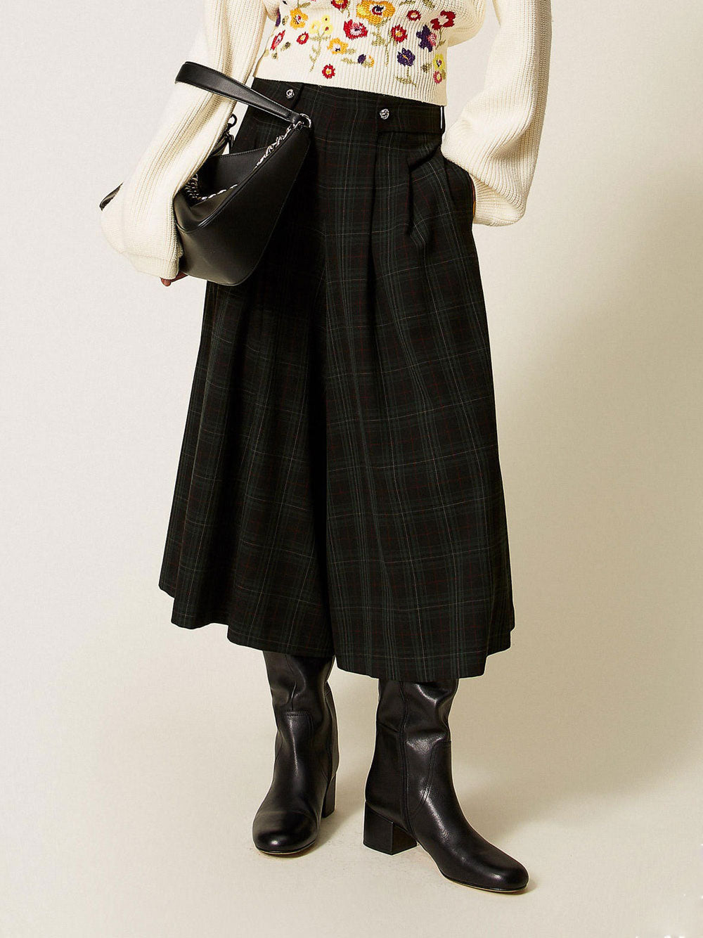 Pantalone Straight Actitude da Donna - Verde