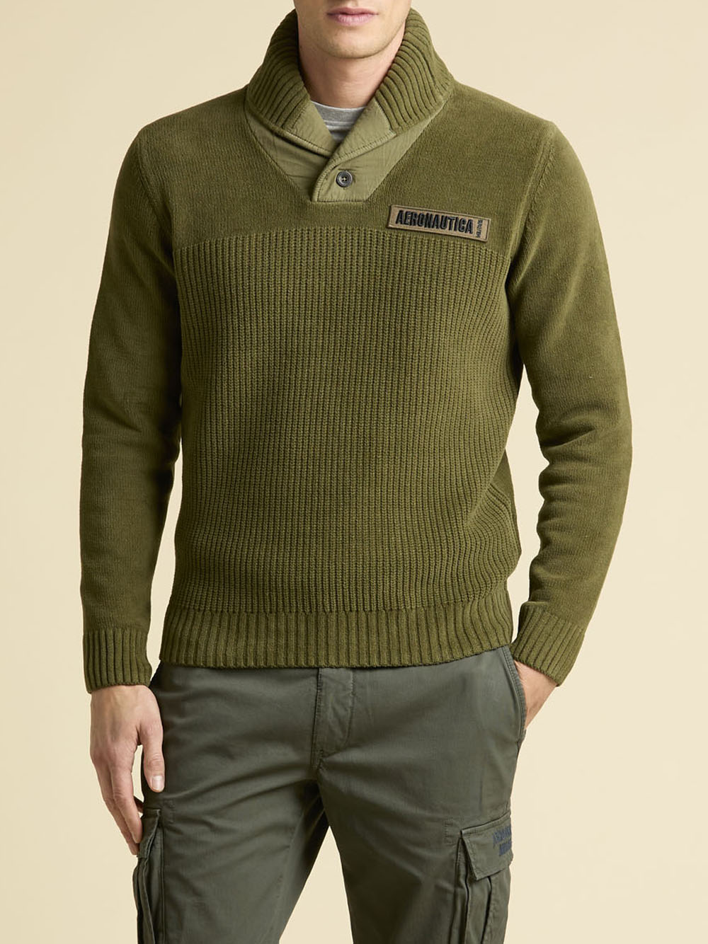 Actitude Maglione Aeronautica Militare da Uomo - Verde