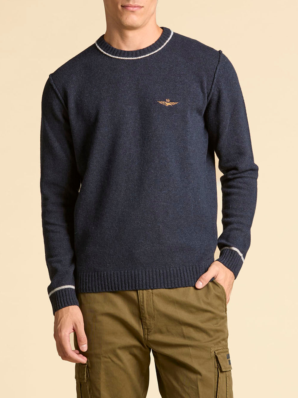 Actitude Pullover Aeronautica Militare da Uomo - Blu