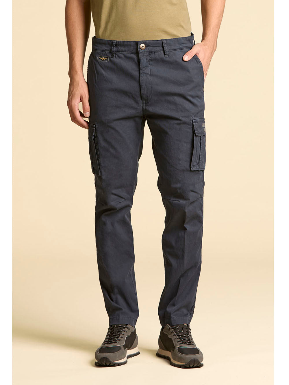 Actitude Pantalone Cargo Aeronautica Militare da Uomo - Blu