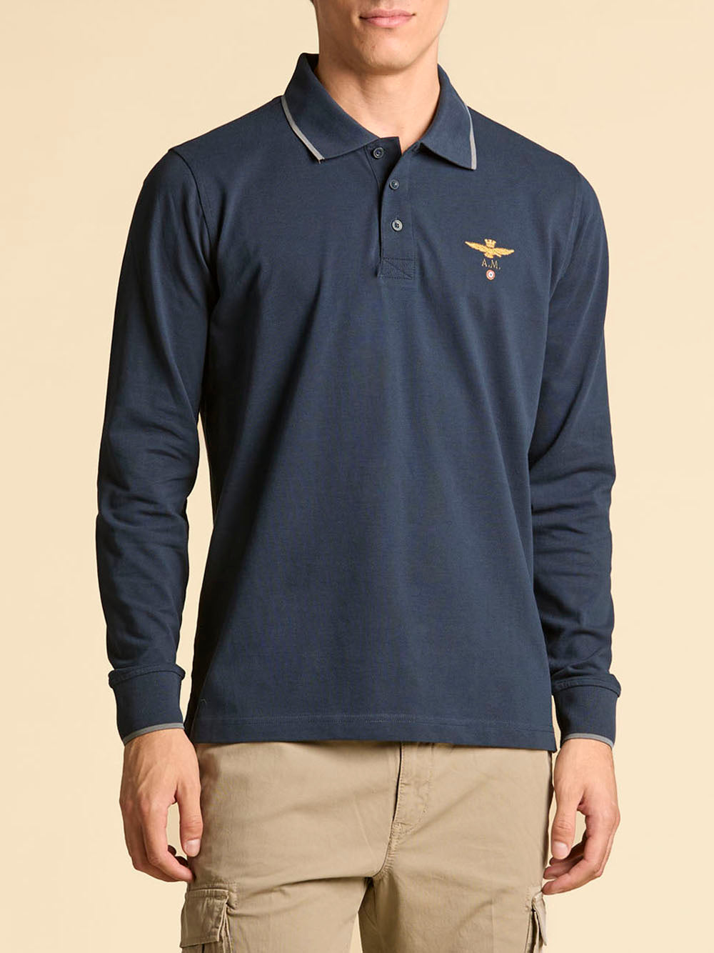 Actitude Polo Aeronautica Militare da Uomo - Blu