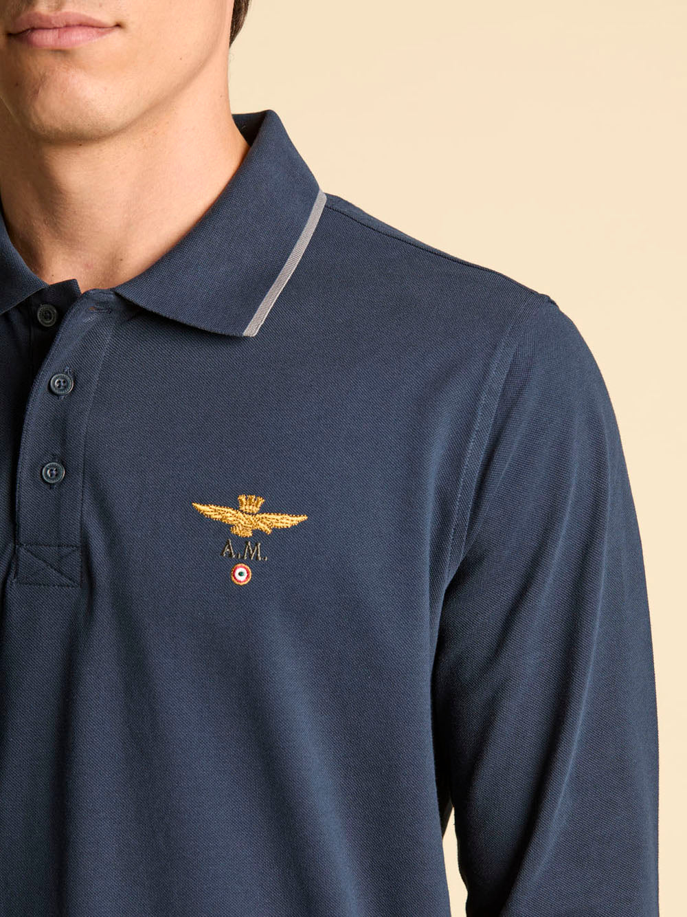 Actitude Polo Aeronautica Militare da Uomo - Blu