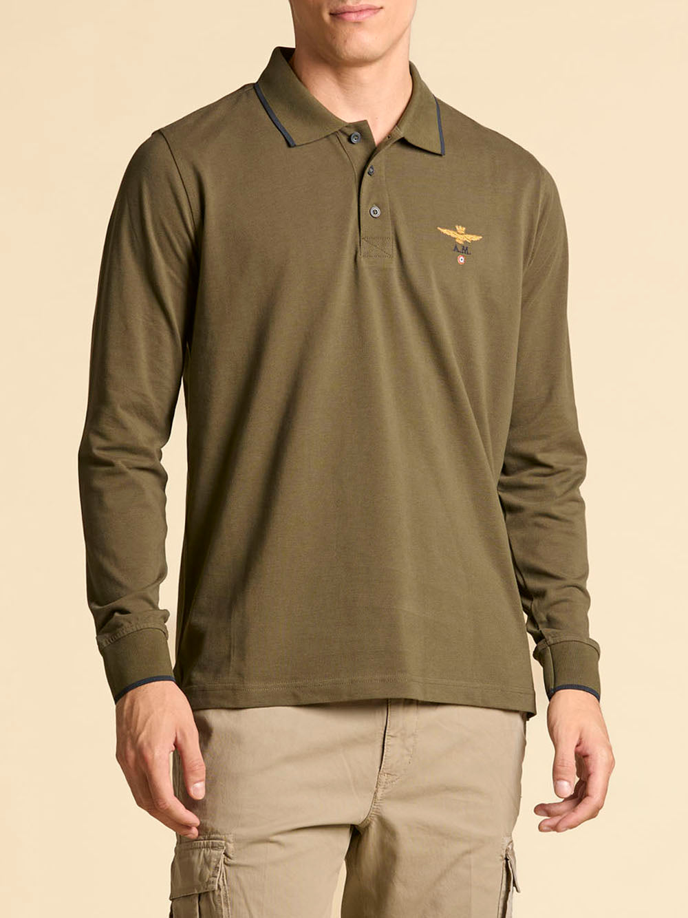 Actitude Polo Aeronautica Militare da Uomo - Verde