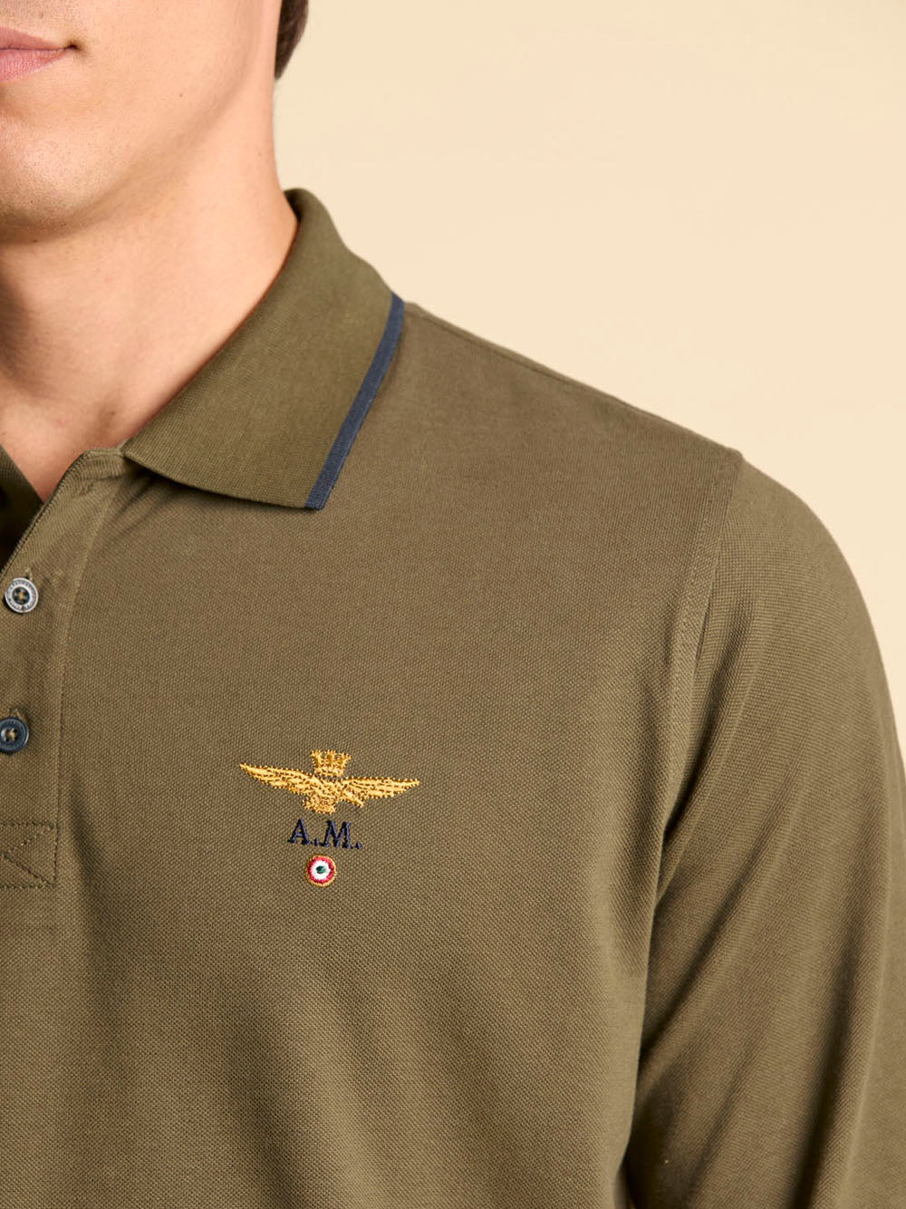 Actitude Polo Aeronautica Militare da Uomo - Verde