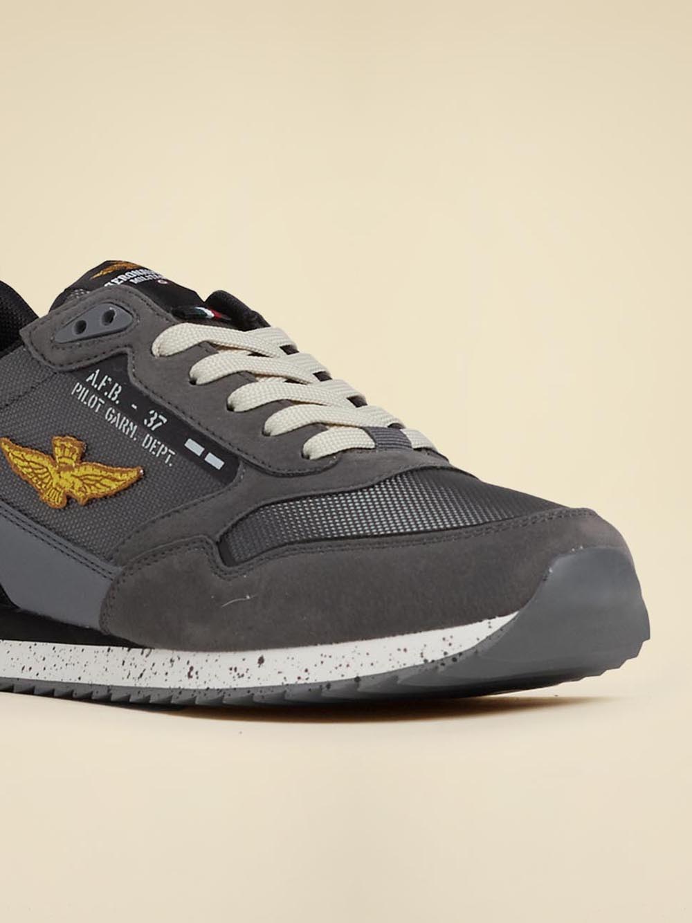 Actitude Sneakers Aeronautica Militare da Uomo - Grigio