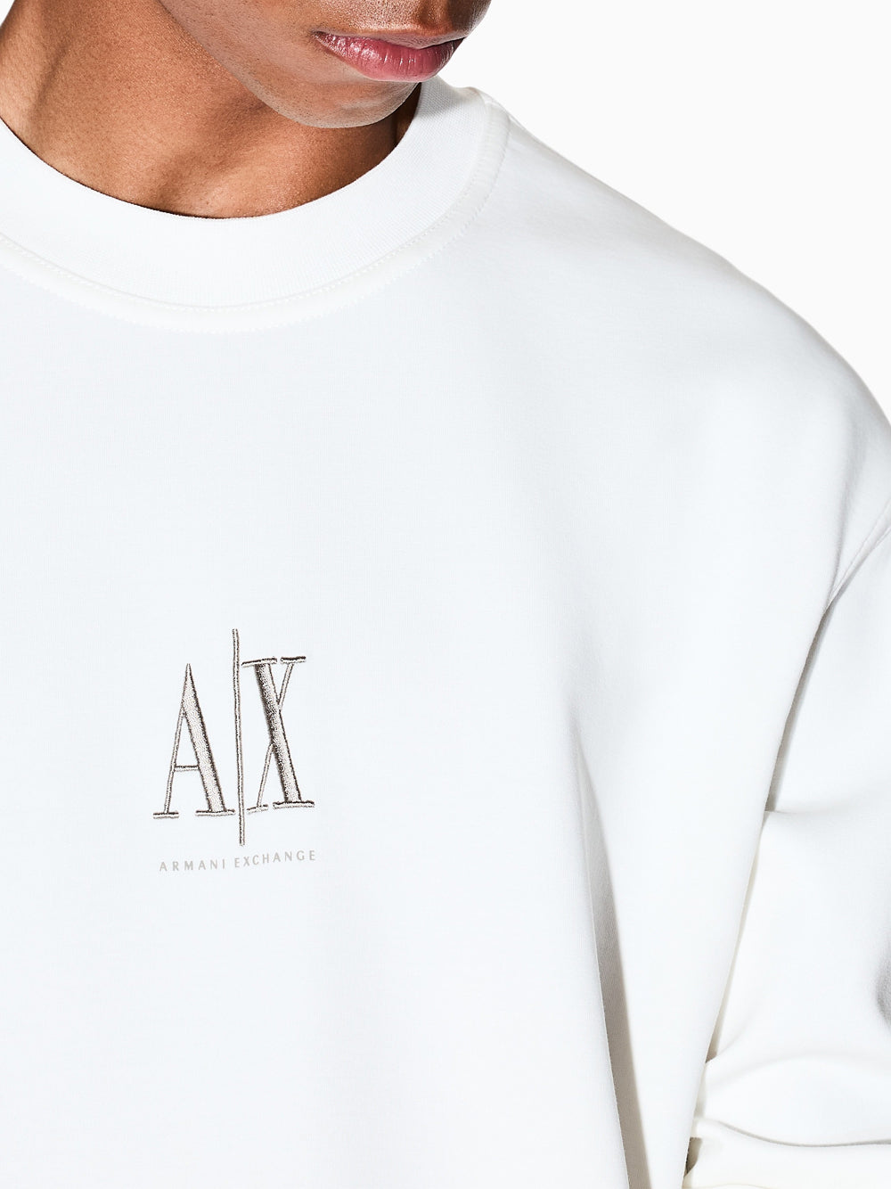 Felpa Armani Exchange da Uomo - Bianco