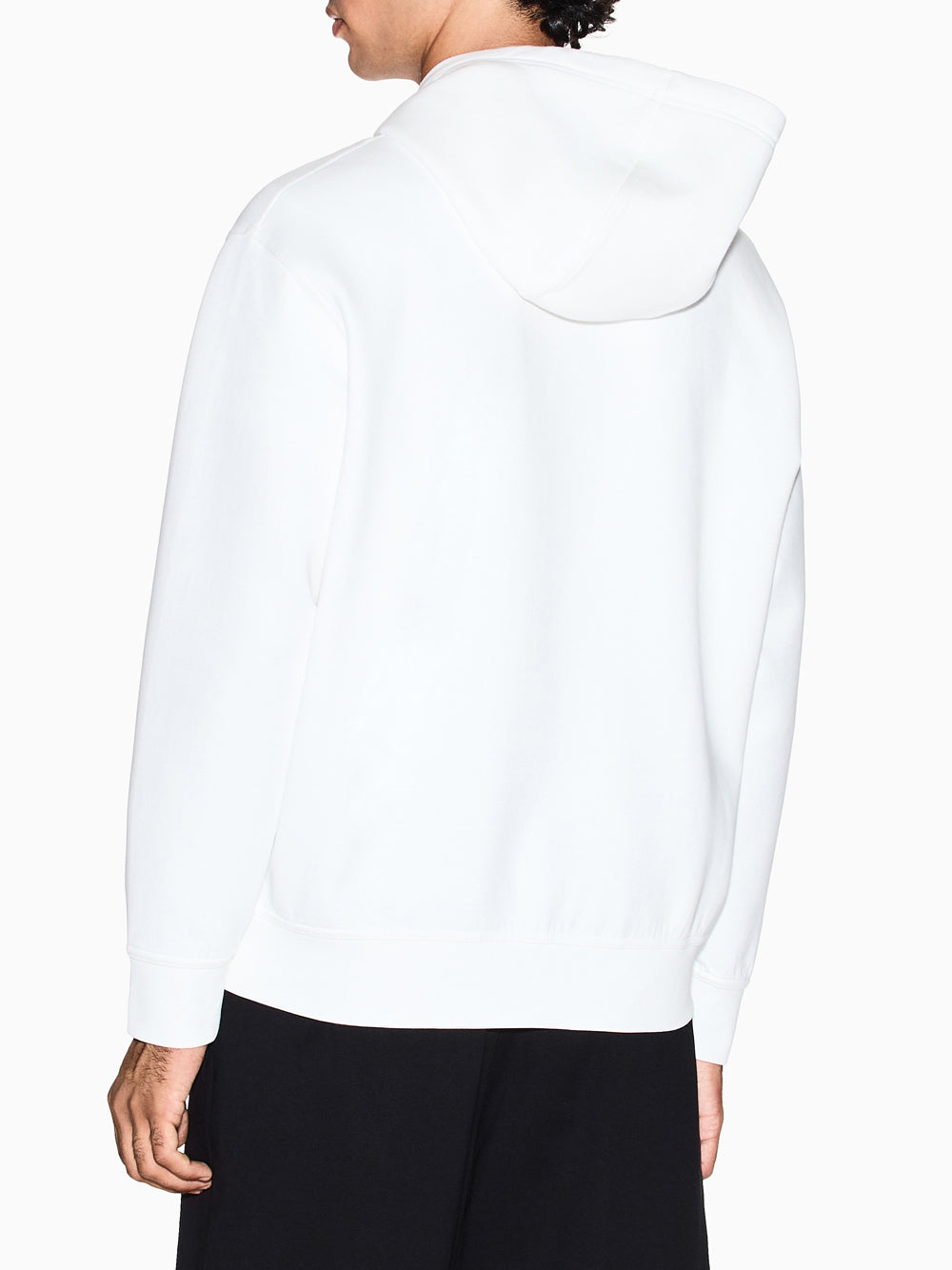 Felpa Zip Armani Exchange da Uomo - Bianco