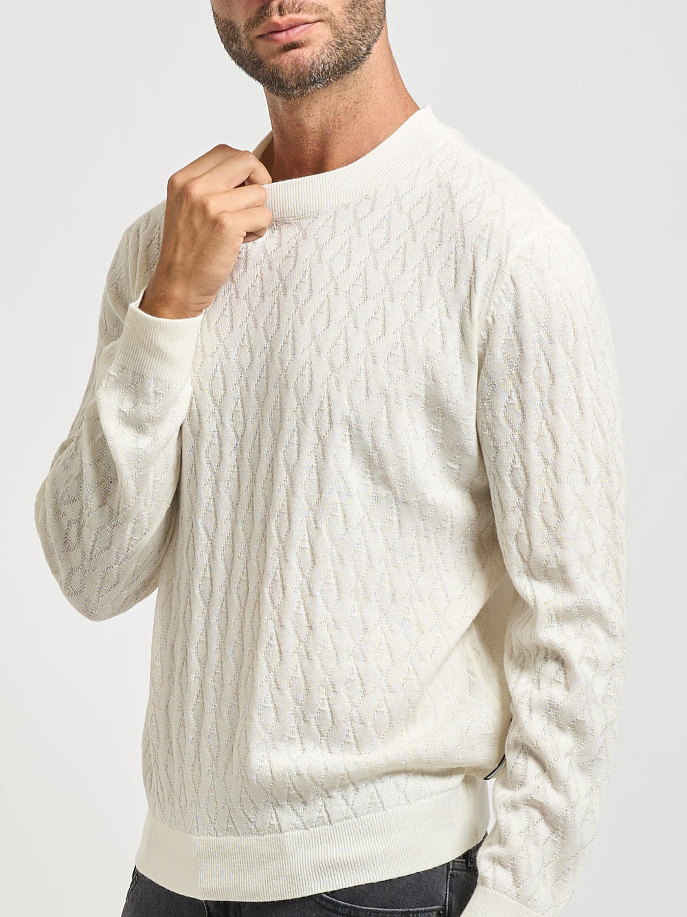 Pullover Armani Exchange da Uomo - Bianco