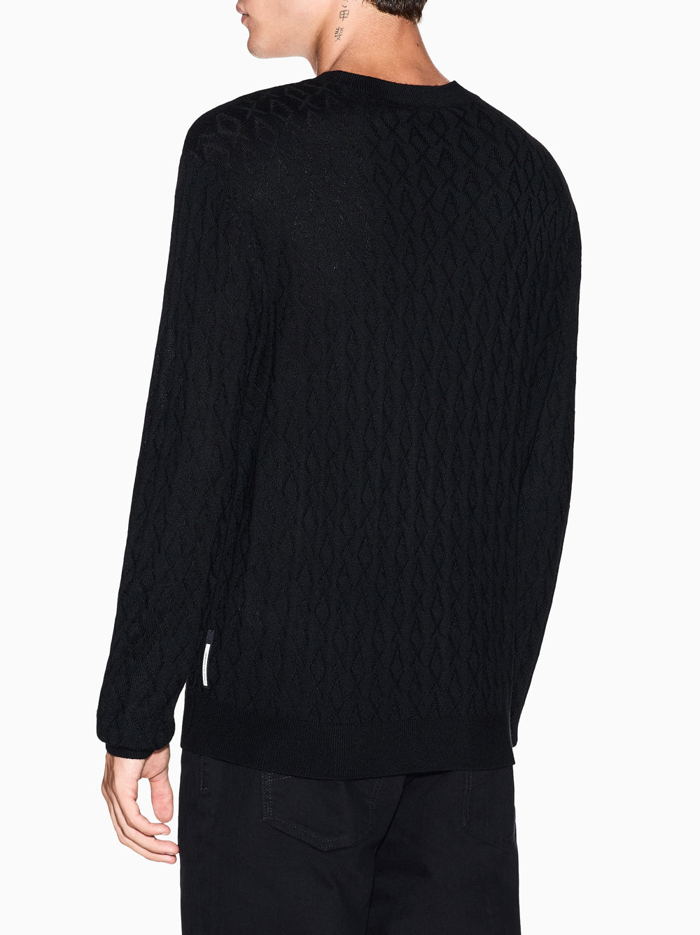 Pullover Armani Exchange da Uomo - Nero