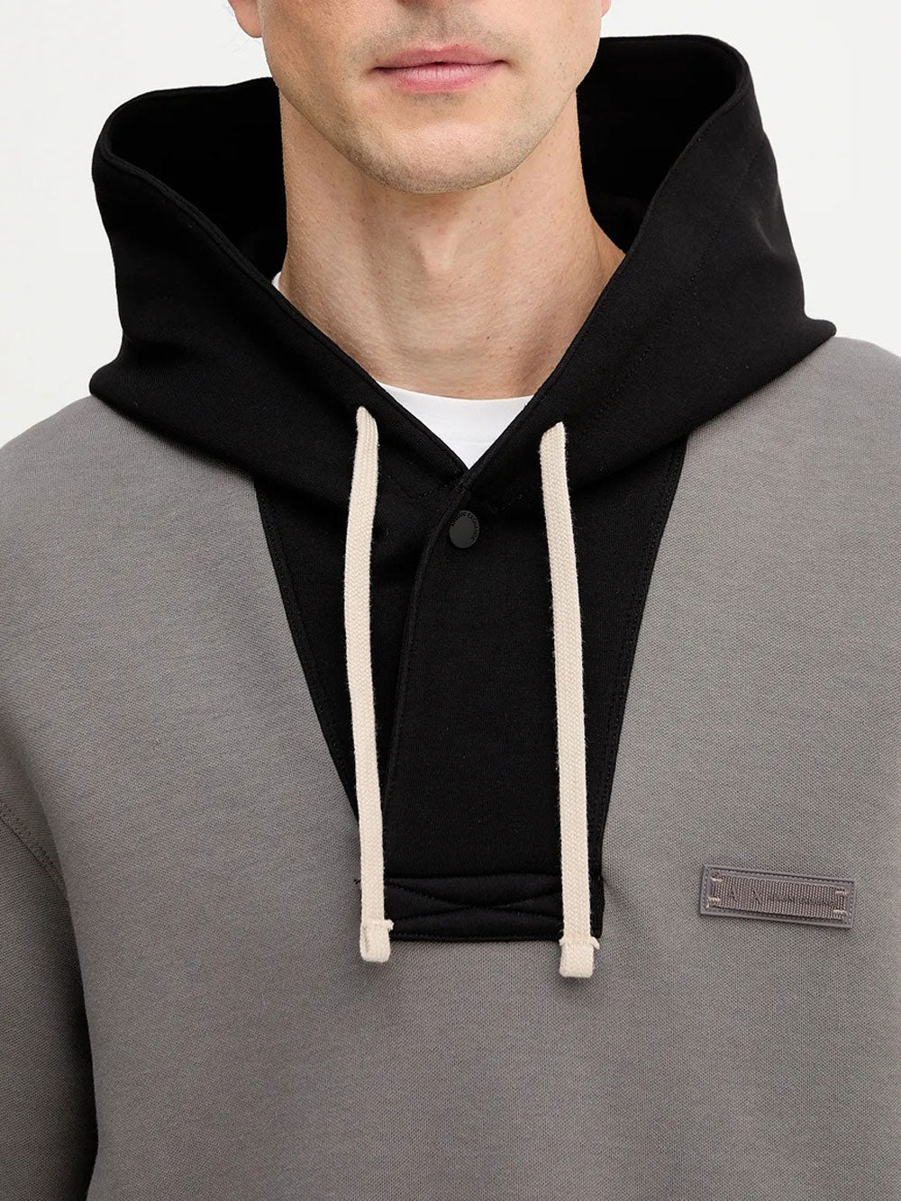 Felpa Cappuccio Armani Exchange da Uomo - Grigio