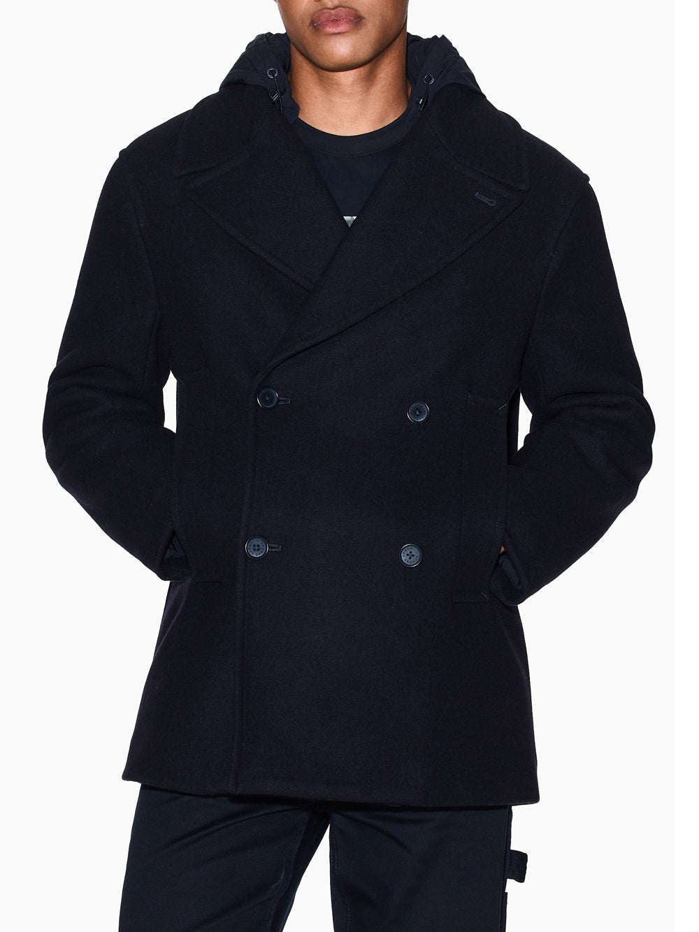Cappotto Armani Exchange da Uomo - Blu