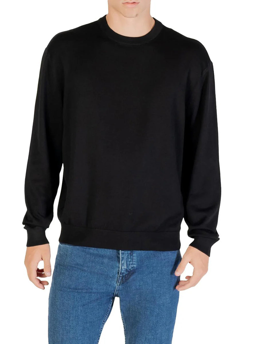 A|X Armani Exchange Maglione Girocollo Uomo Mod. XM001278 UC001 Nero