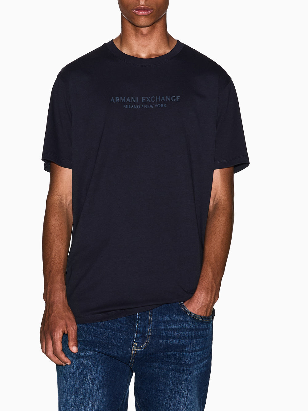 T-shirt Armani Exchange da Uomo - Blu