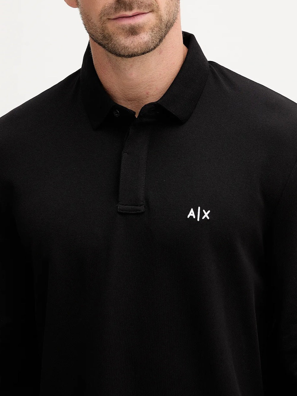 Polo Armani Exchange da Uomo - Nero