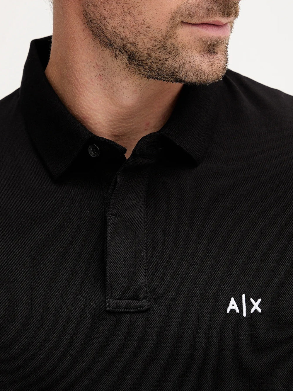 Polo Armani Exchange da Uomo - Nero