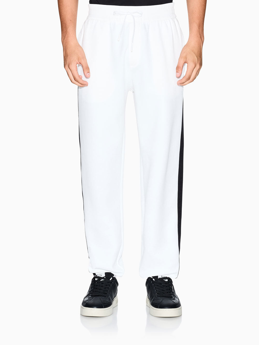 Pantalone Jogger Armani Exchange da Uomo - Bianco