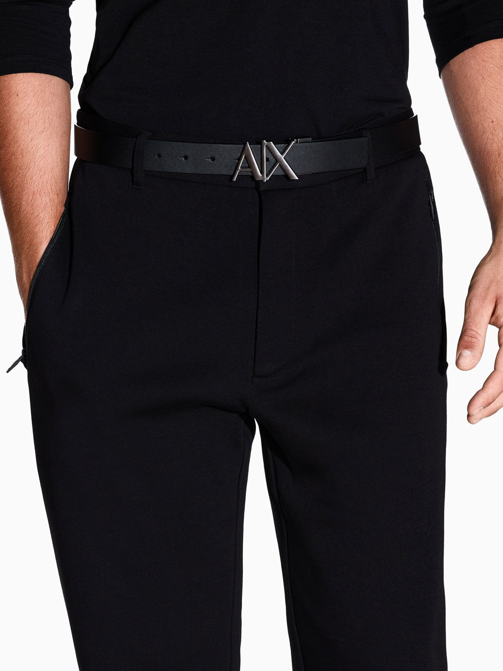 Pantalone Chino Armani Exchange da Uomo - Nero