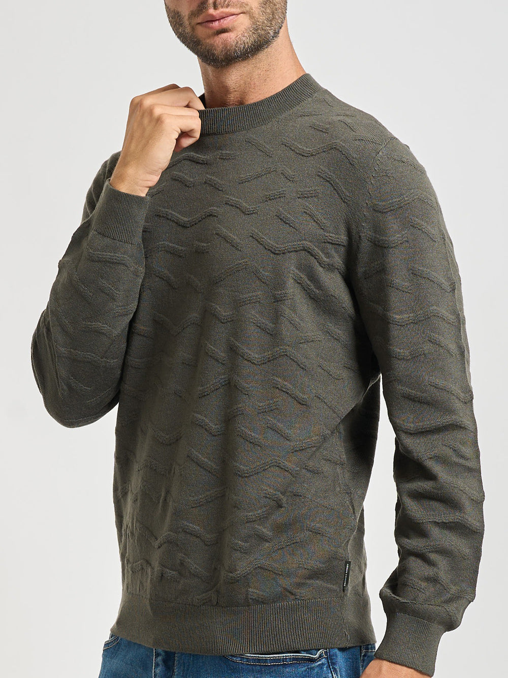 Pullover Armani Exchange da Uomo - Verde