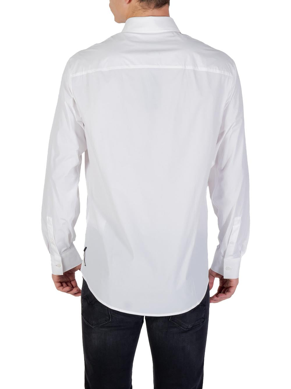 A|X Armani Exchange Camicia Manica Lunga Uomo Mod. XM001567 U0009 Bianco