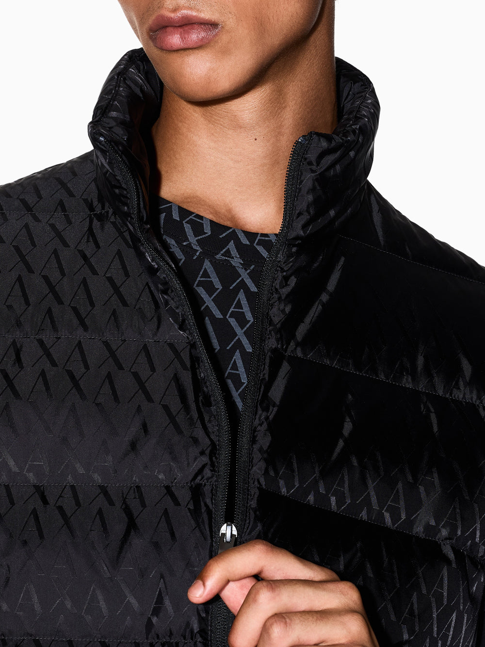 Smanicato Armani Exchange da Uomo - Nero