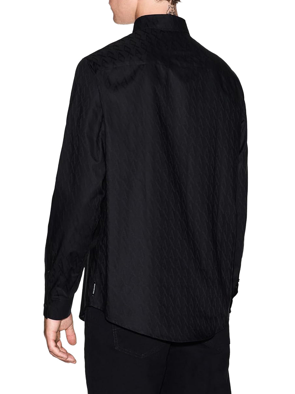 A|X Armani Exchange Camicia Manica Lunga Uomo Mod. XM001587 UC001 Nero