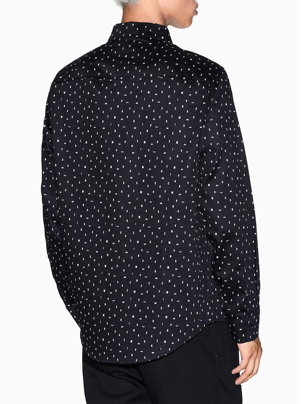 Camicia Casual Armani Exchange da Uomo - Nero