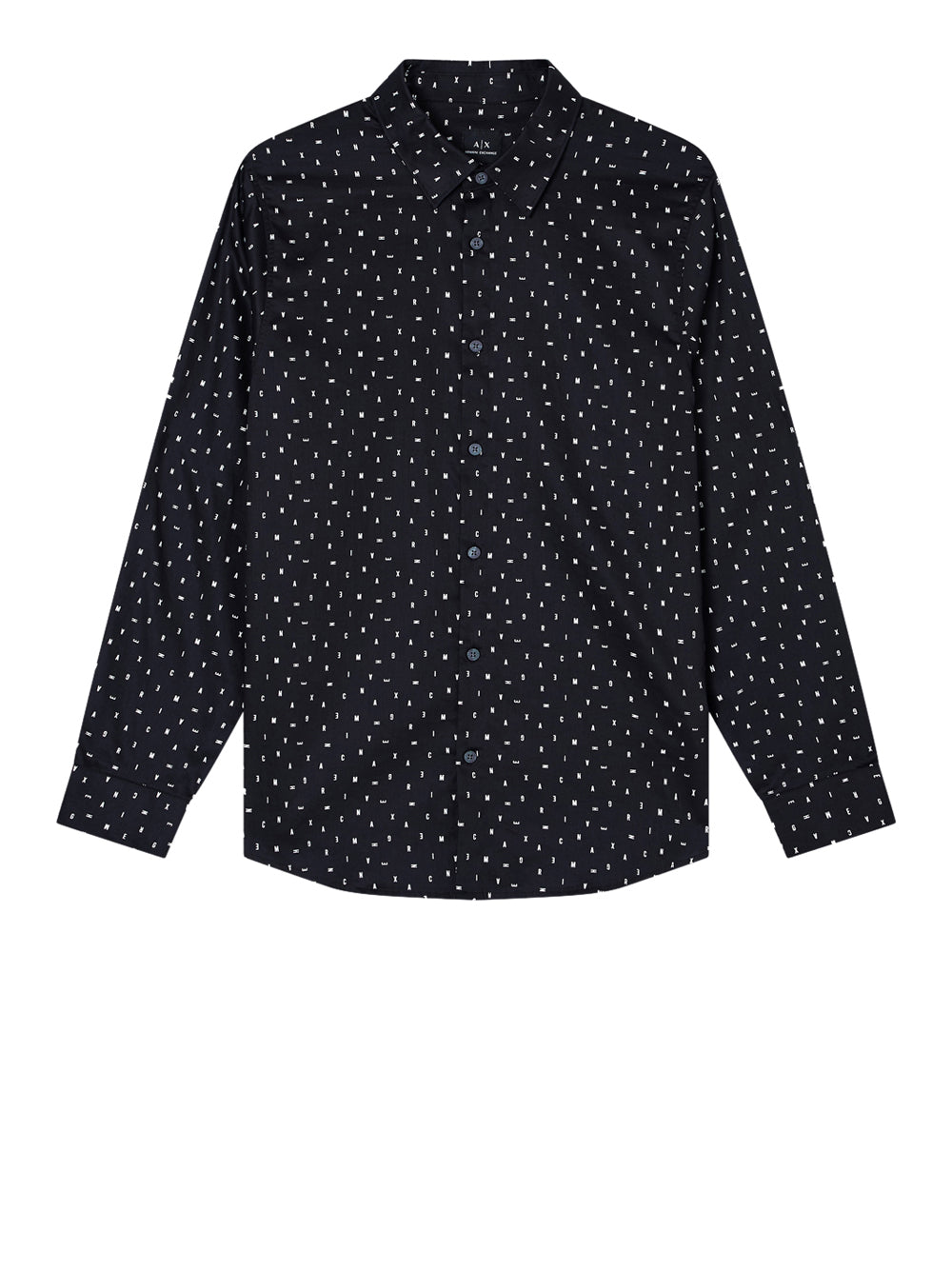 Camicia Casual Armani Exchange da Uomo - Nero