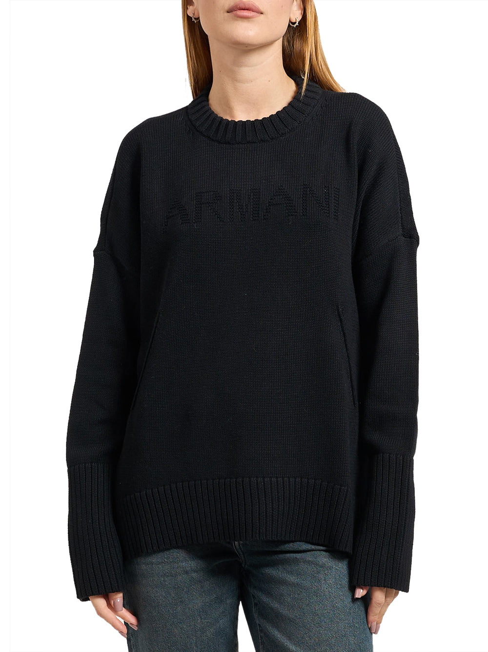 Pullover Armani Exchange da Donna - Nero