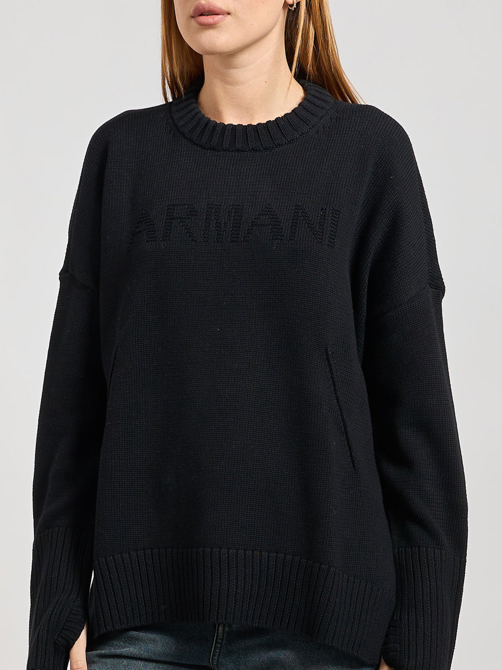 Pullover Armani Exchange da Donna - Nero