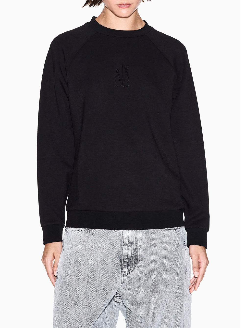 Felpa Armani Exchange da Donna - Nero