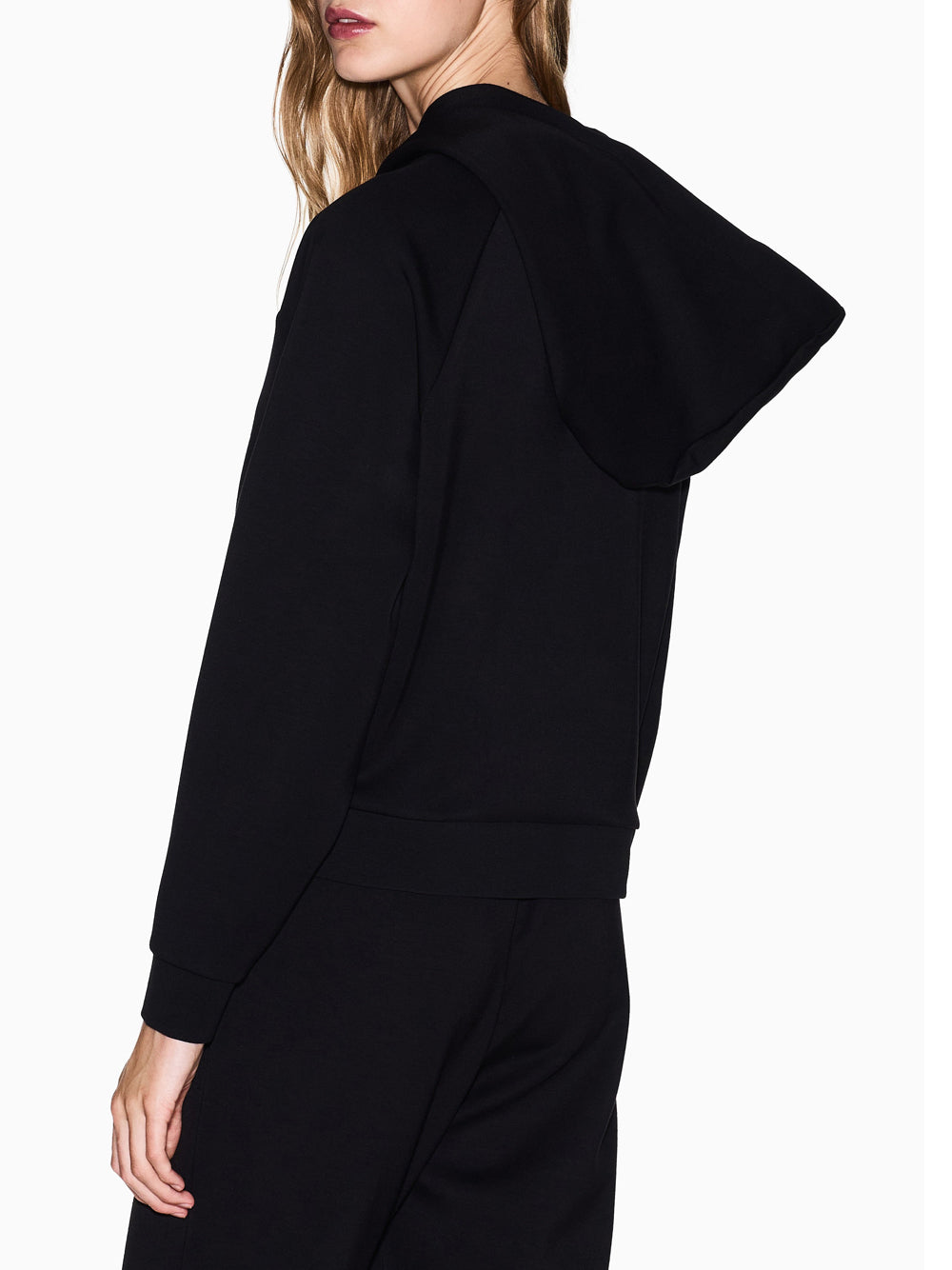 Felpa Cappuccio Armani Exchange da Donna - Nero