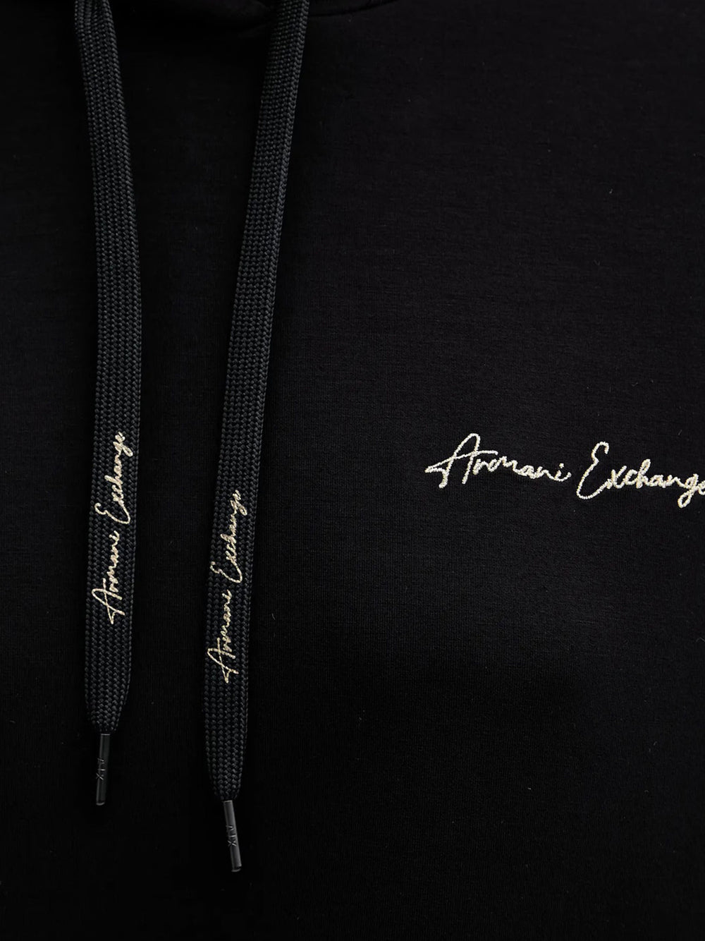 Felpa Cappuccio Armani Exchange da Donna - Nero