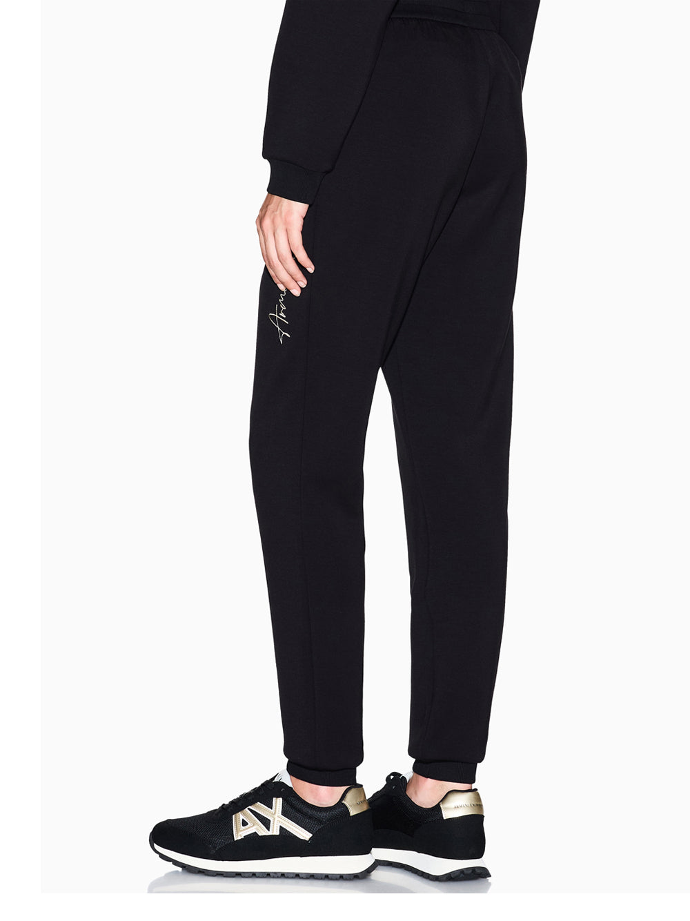 Pantalone Tuta Armani Exchange da Donna - Nero