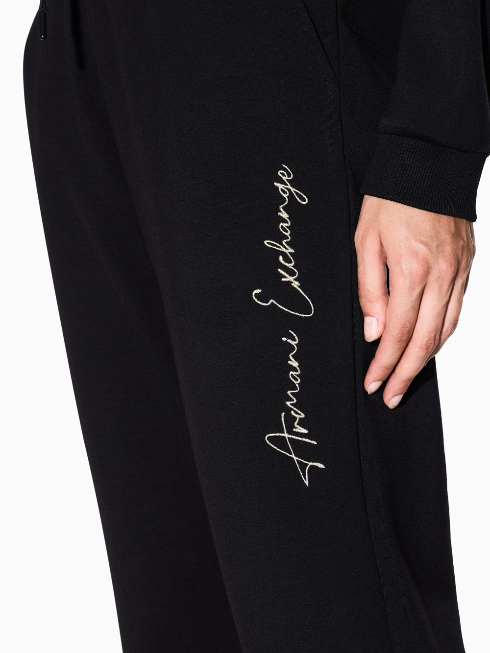 Pantalone Tuta Armani Exchange da Donna - Nero