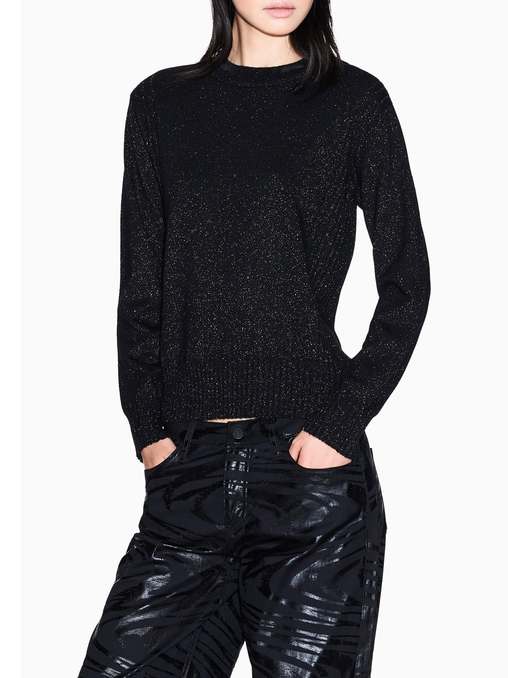 Pullover Armani Exchange da Donna - Nero