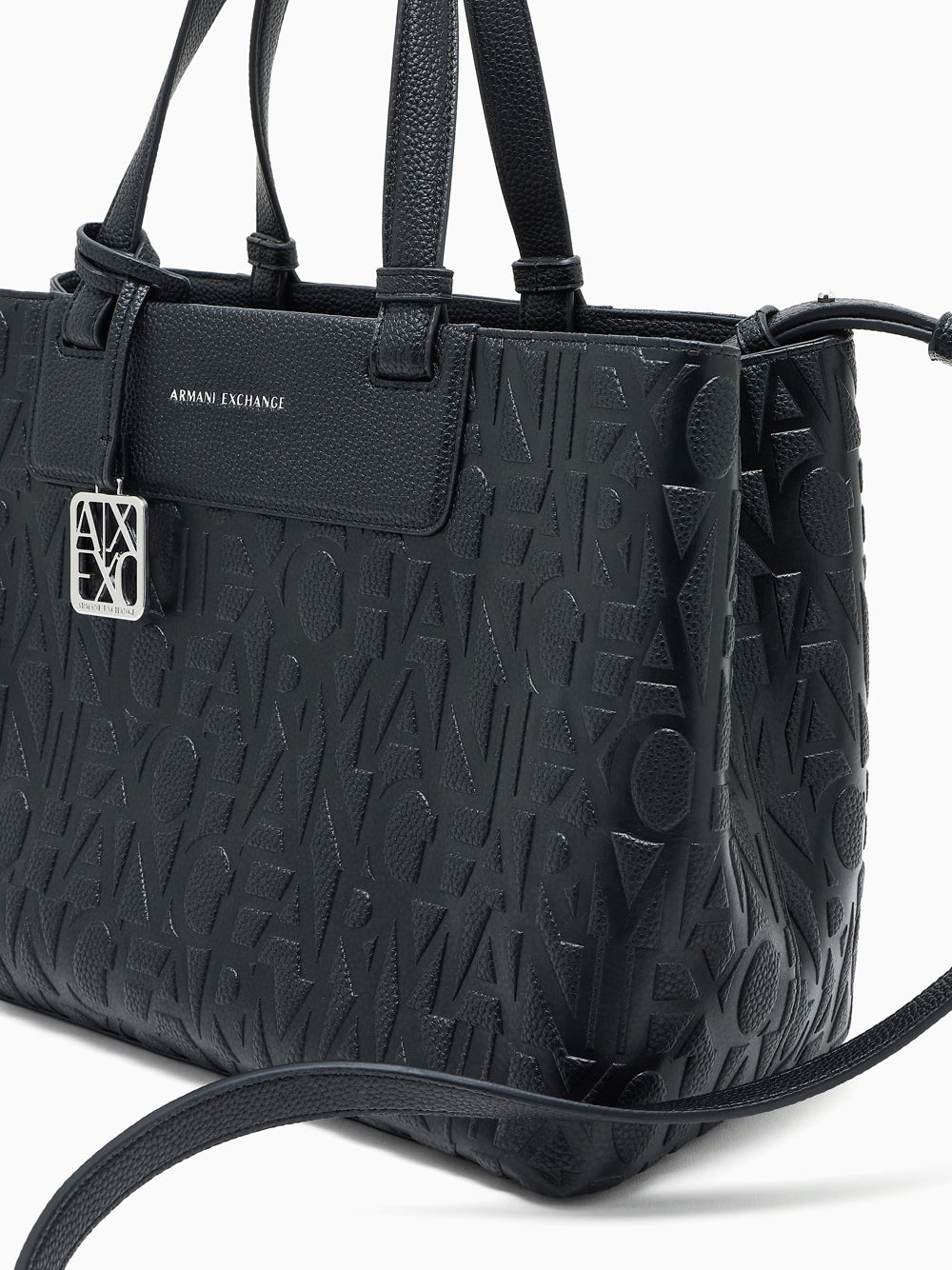 Borsa a Mano Armani Exchange da Donna - Nero