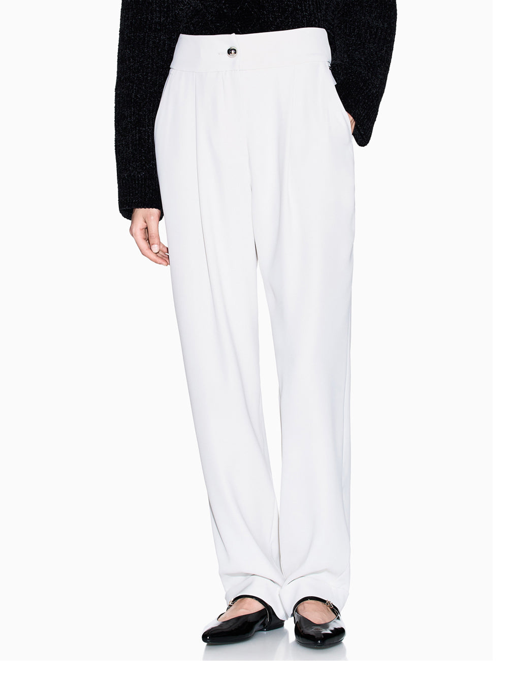 Pantalone Chino Armani Exchange da Donna - Avorio