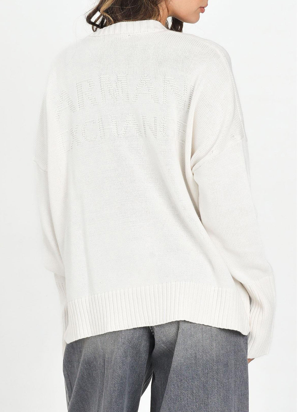 Cardigan Armani Exchange da Donna - Avorio