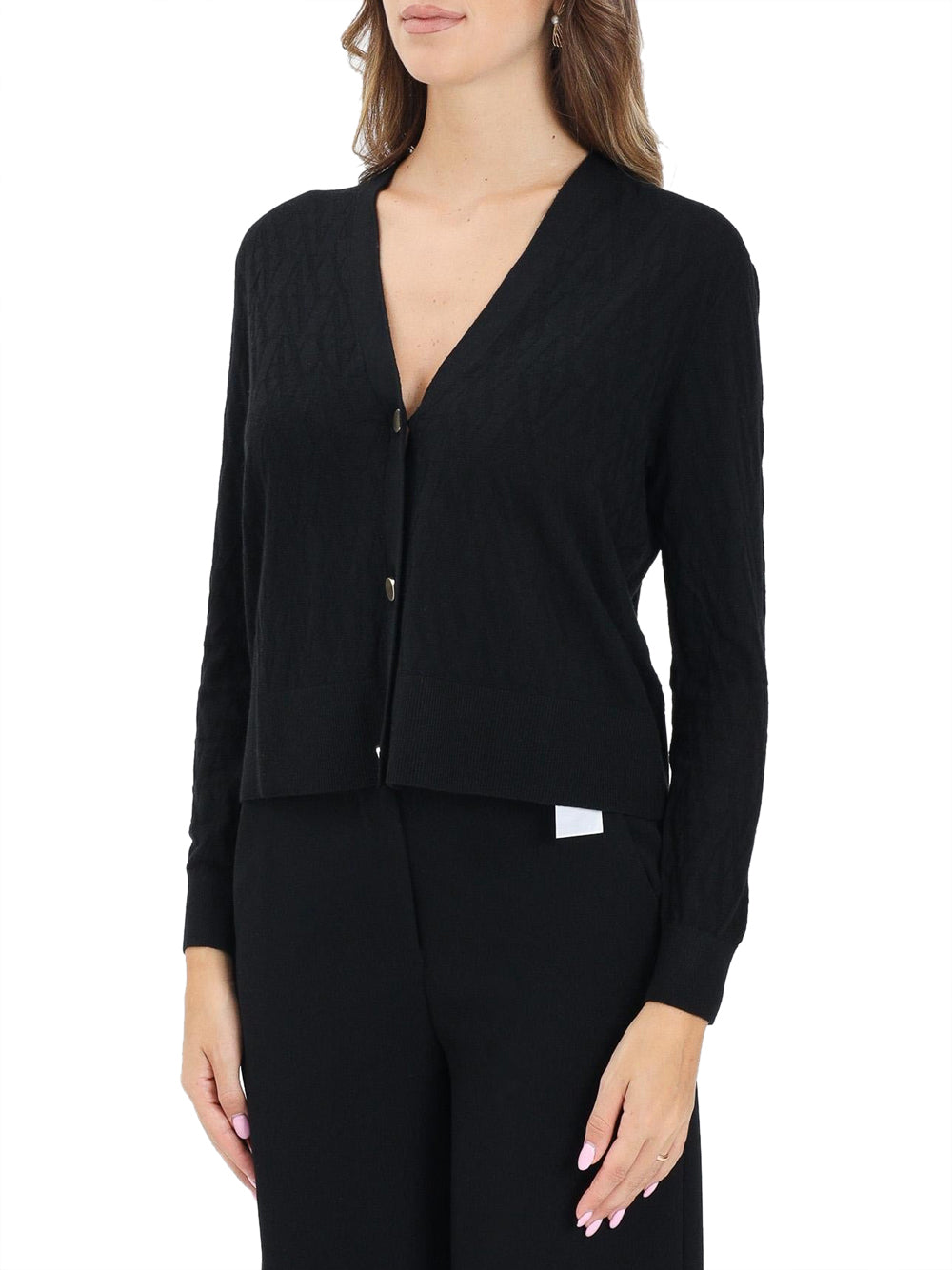 Cardigan Armani Exchange da Donna - Nero