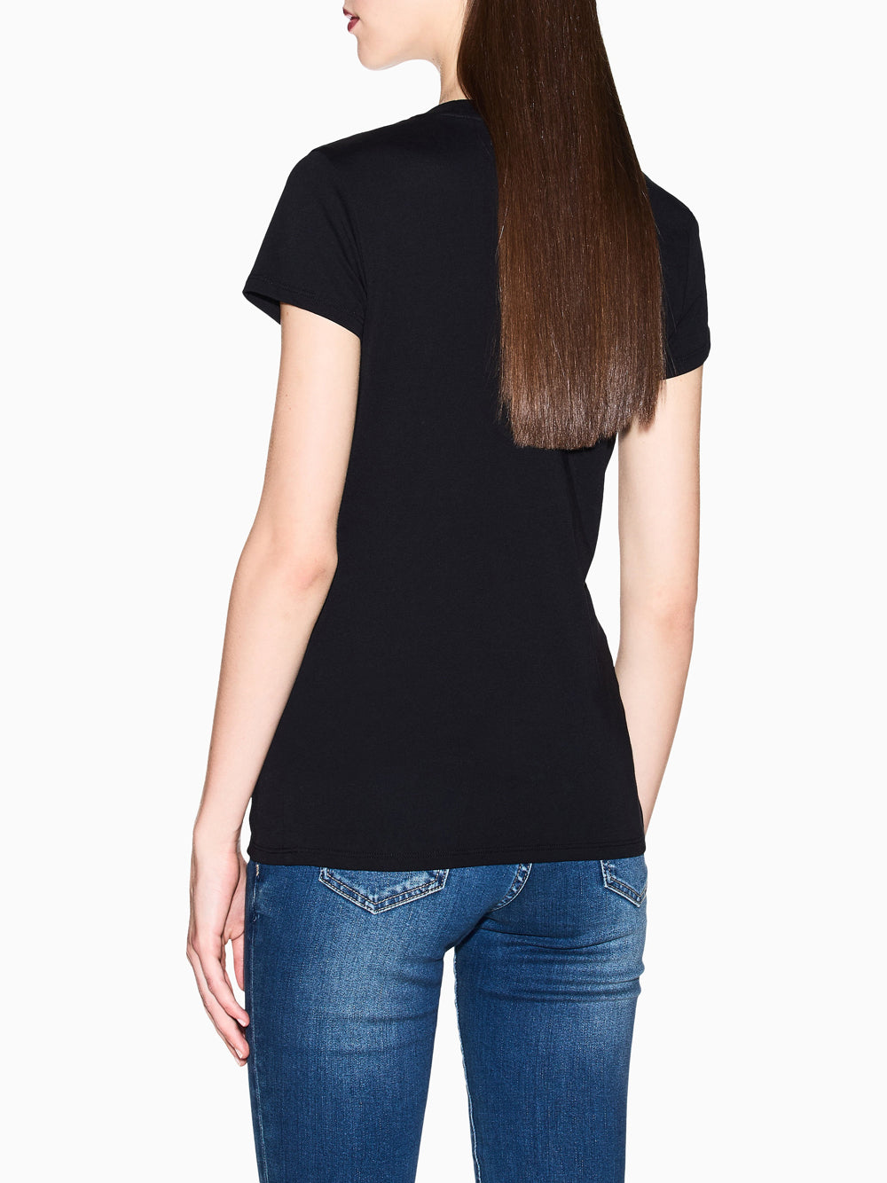 T-shirt Armani Exchange da Donna - Nero