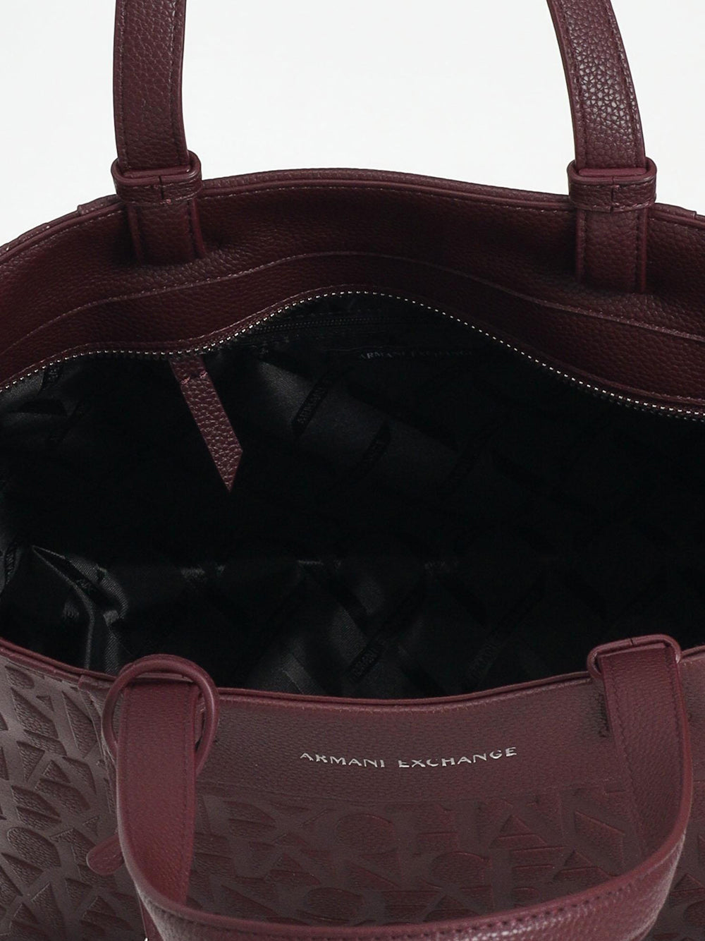 Borsa Shopper Armani Exchange da Donna - Bordeaux