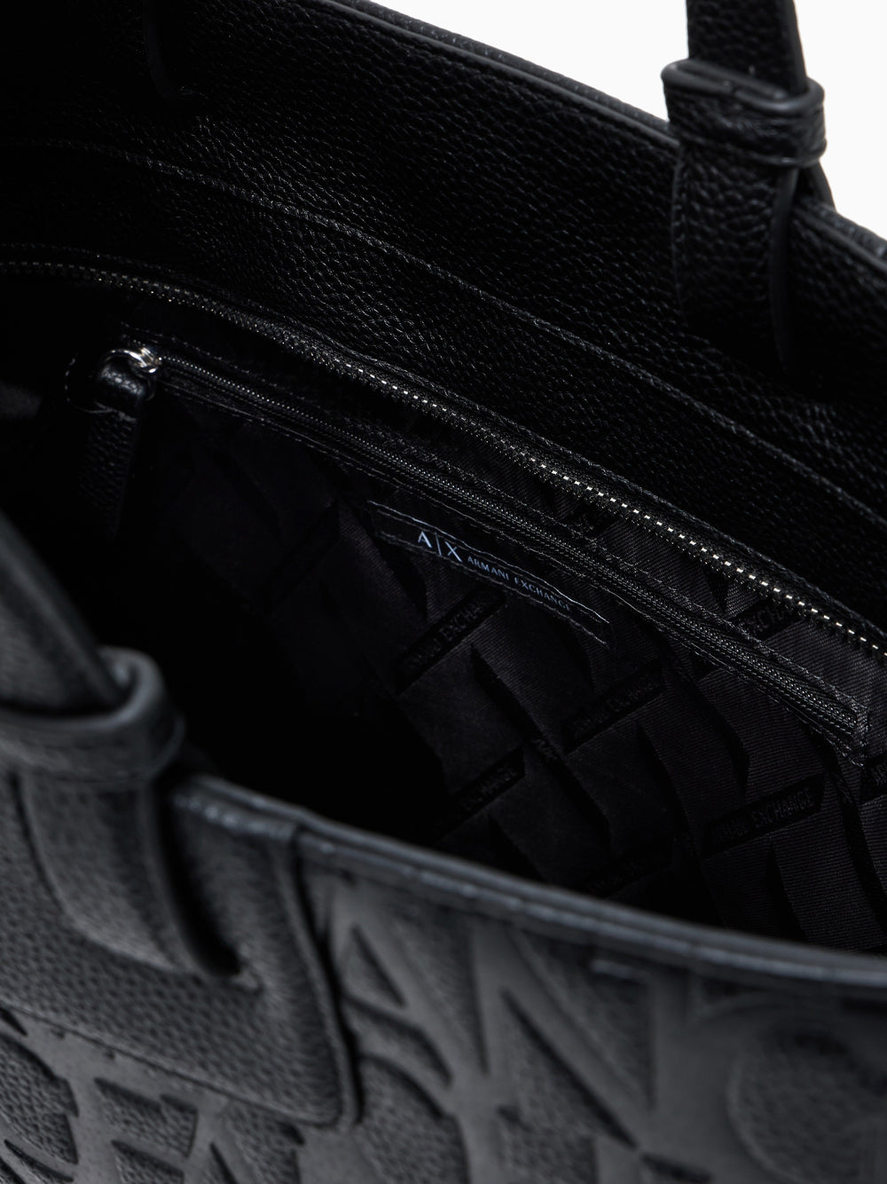 Borsa Shopper Armani Exchange da Donna - Nero