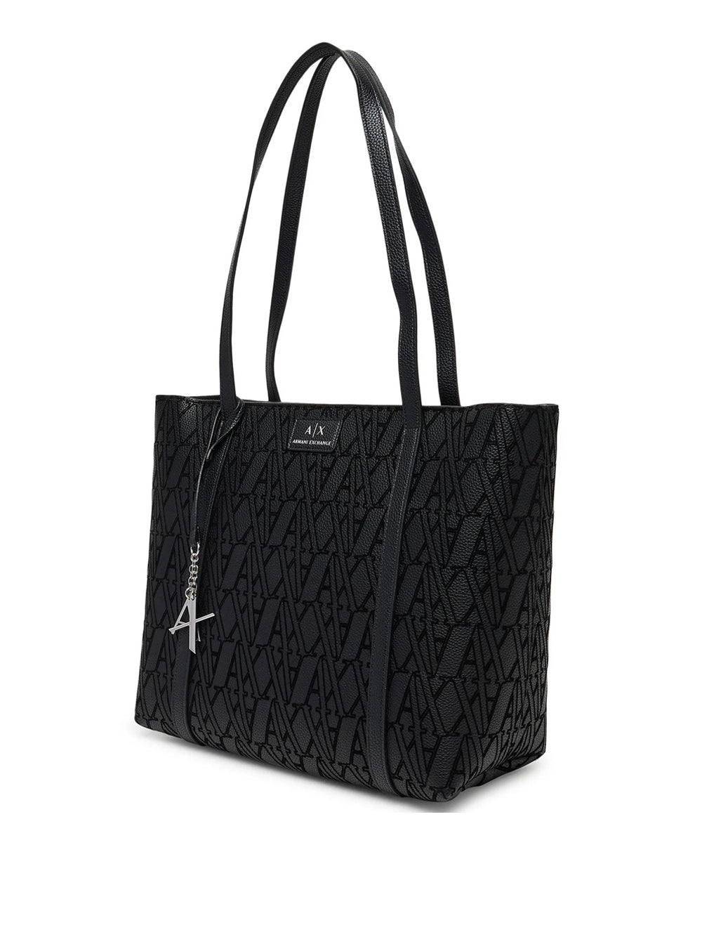 Borsa Shopper Armani Exchange da Donna - Nero