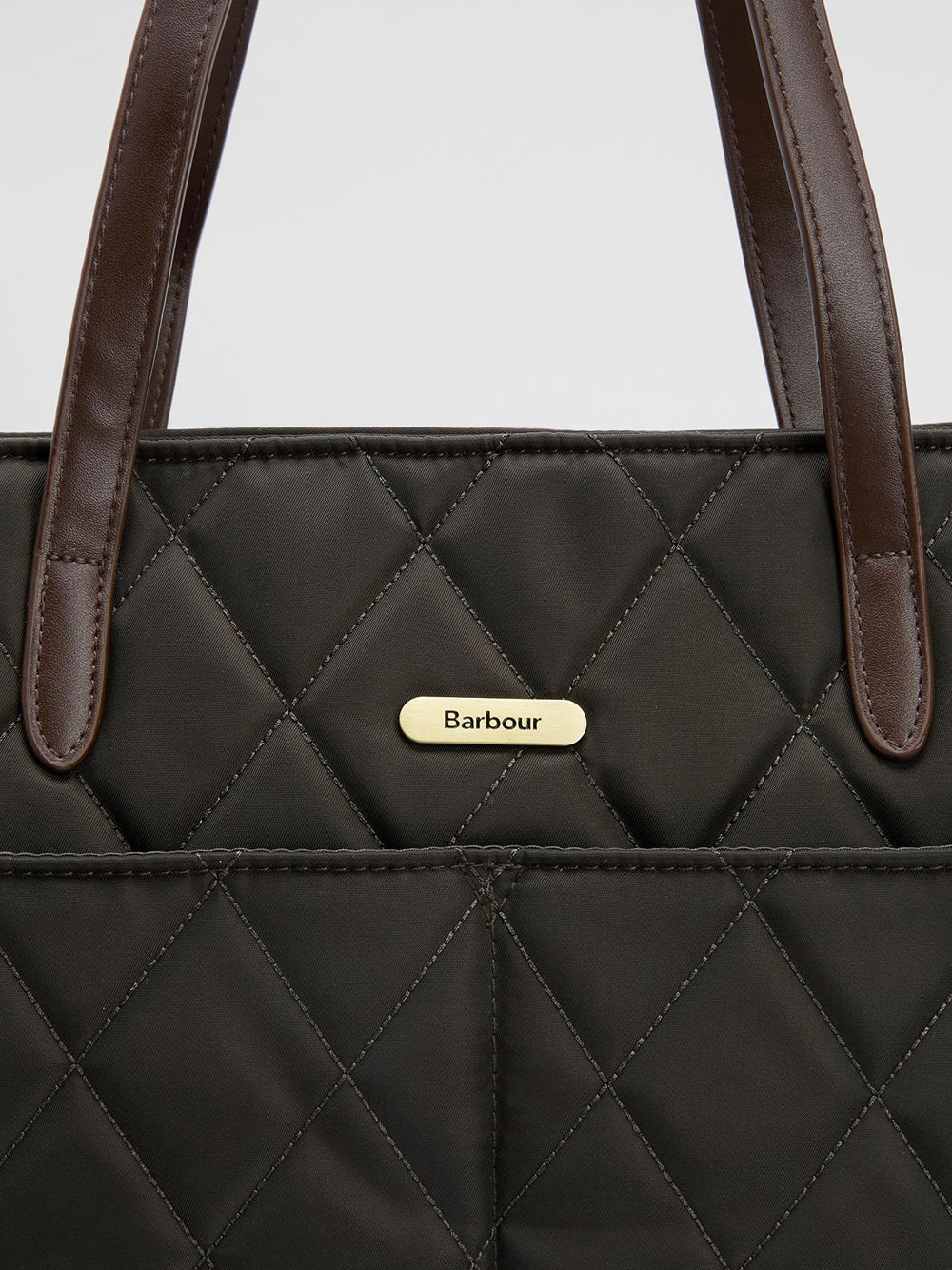 Borsa Shopper Barbour Quilted Tote da Donna - Verde