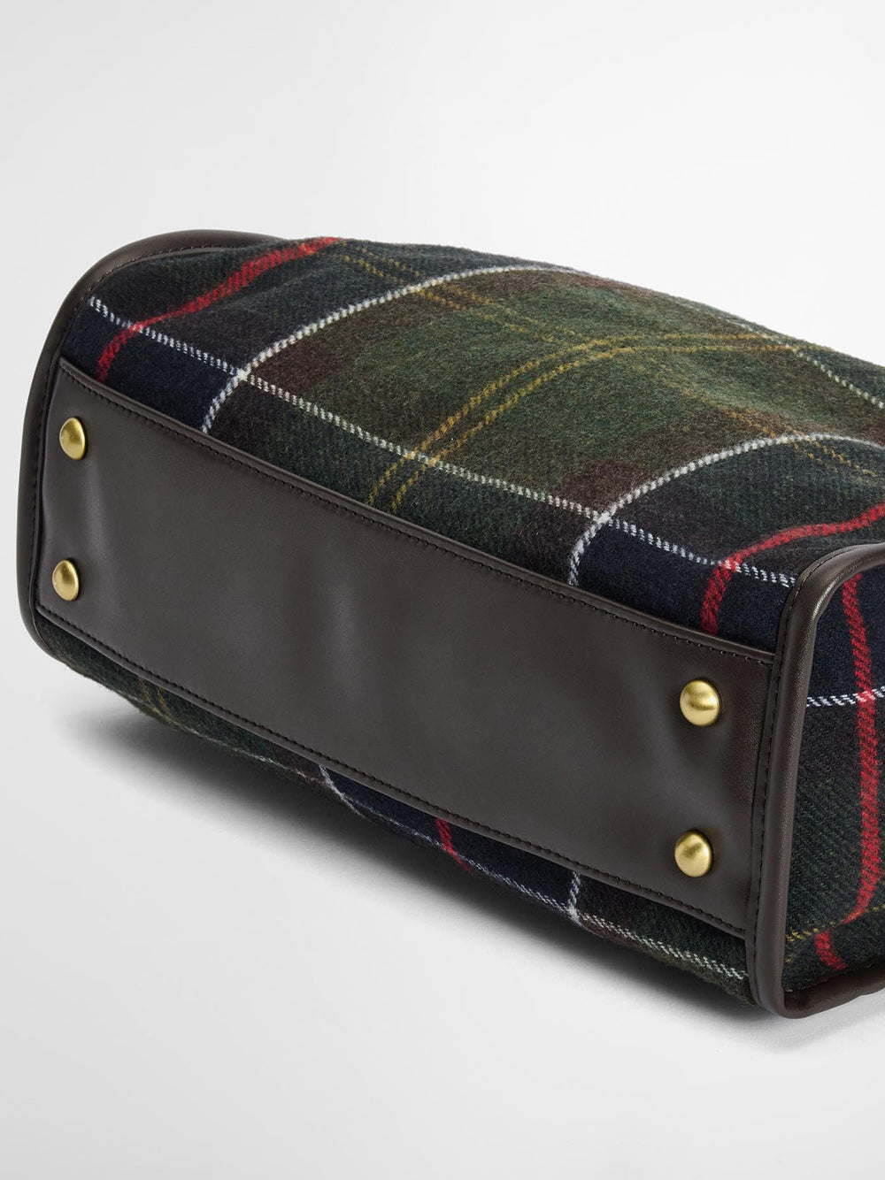 Borsa a Mano Barbour Barrhill Tartan da Donna - Verde