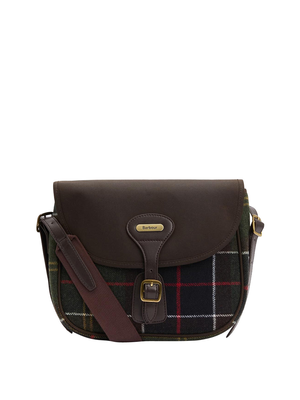 Borsa a Tracolla Barbour Cromarty da Donna - Verde